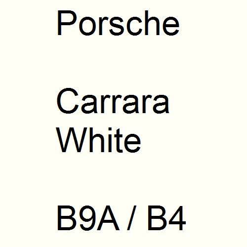 Porsche, Carrara White, B9A / B4.